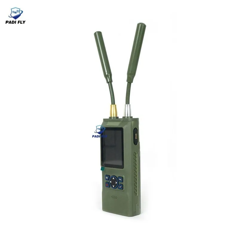 Handheld Drone Detection Alarm System 1-3km Long Range Uav Detector For Remote Control Fpv Drone Security Protection factory