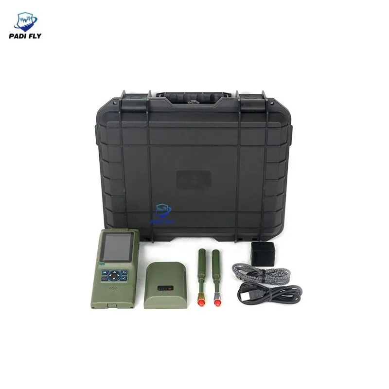 Handheld Drone Detection Alarm System 1-3km Long Range Uav Detector For Remote Control Fpv Drone Security Protection manufacturers