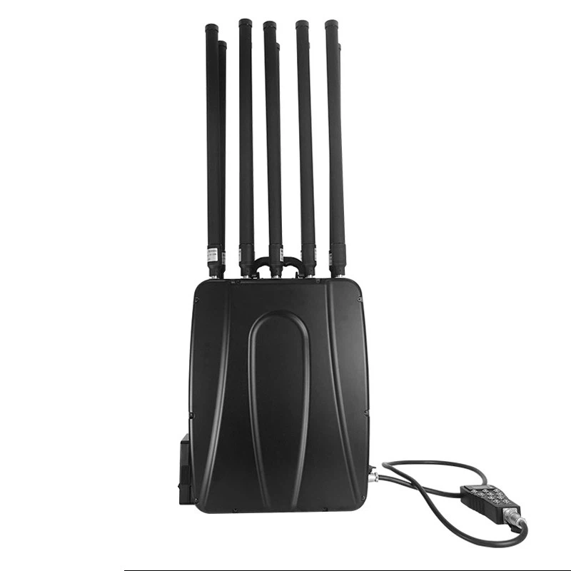 Portable Drone Jammer Anti Drone Backpack 10 Frequency 300 Watt Version