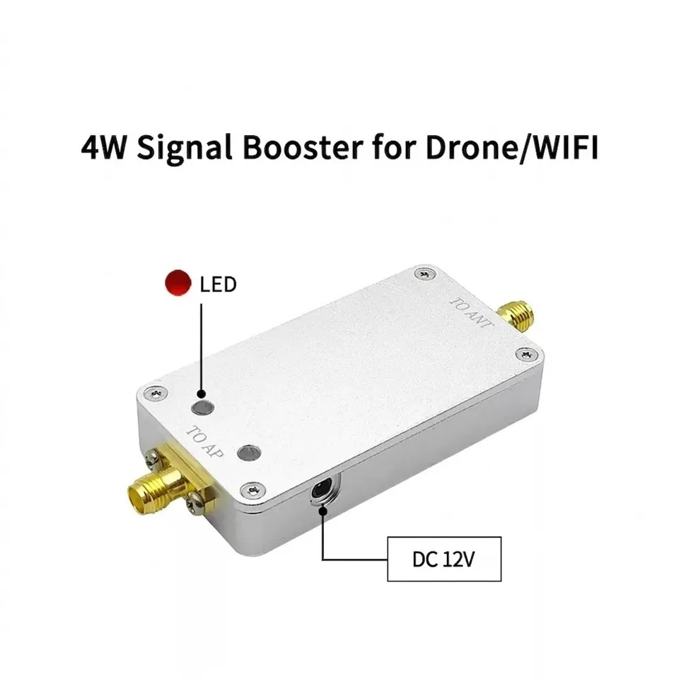 ACASOM 4W Bi-directional Signal Amplifier 0.9G/2.4G/5.2G/5.8G Drone Signal Booster best ACASOM 4W Bi-directional Signal Amplifier 0.9G/2.4G/5.2G/5.8G Drone Signal Booster best